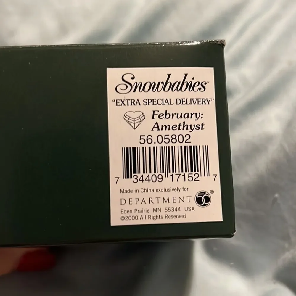 Amethyst February Snowbabies   - Picture 4 of 4